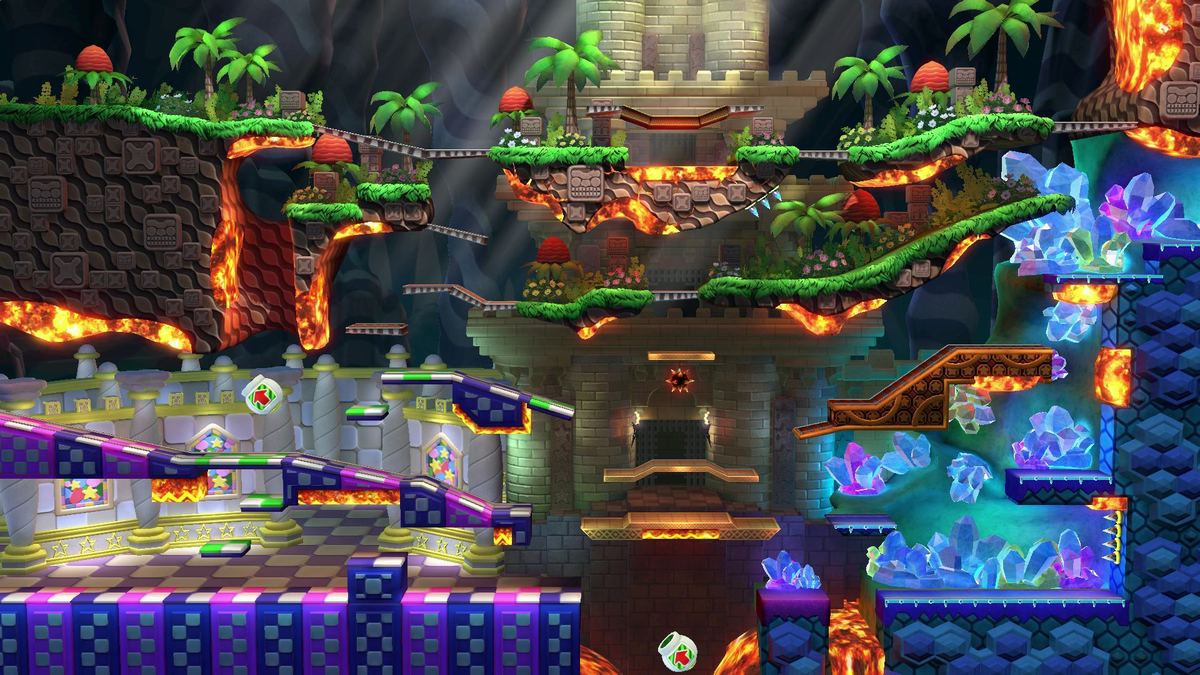 The Great Cave Offensive stage in Smash